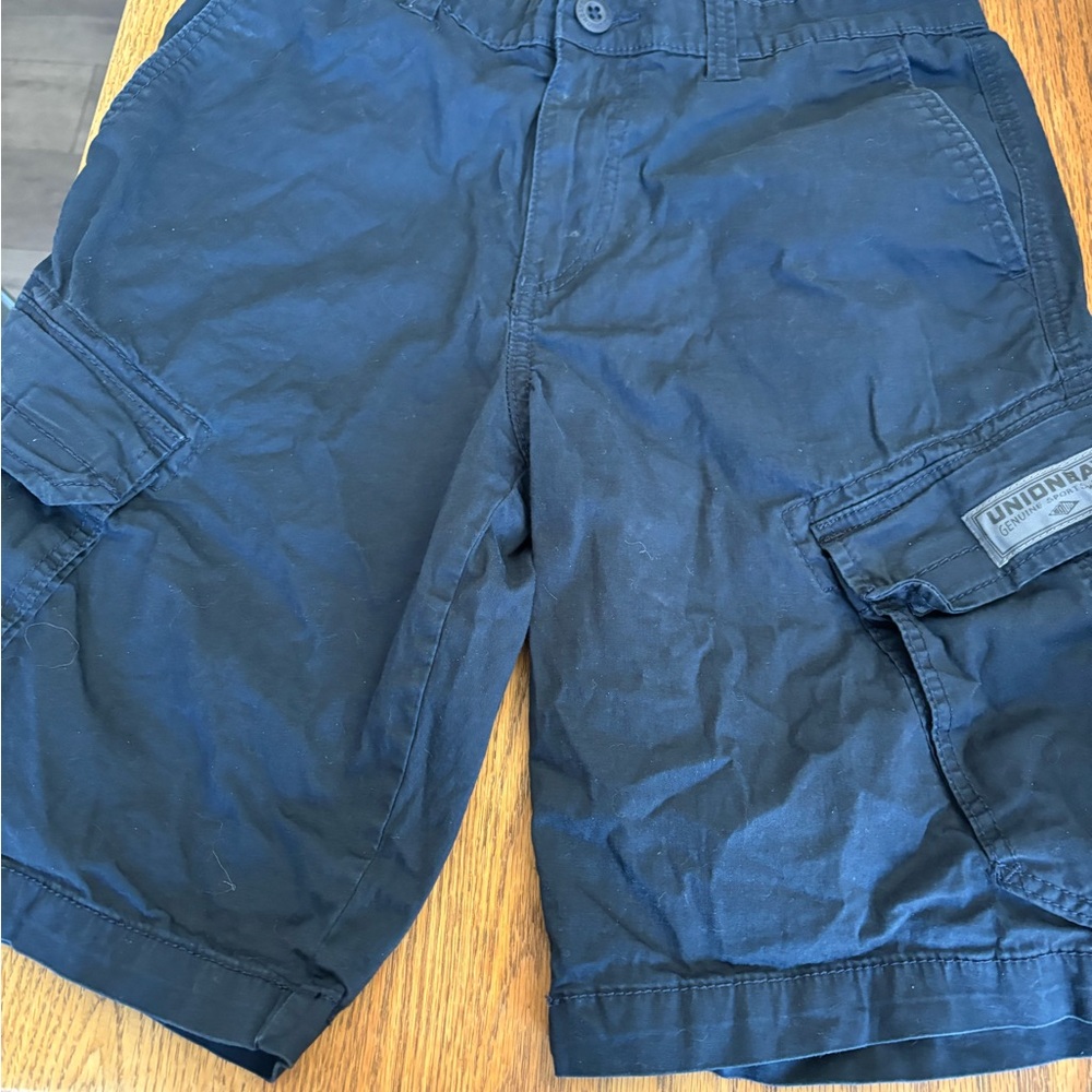 Navy Blue Cargo Shorts